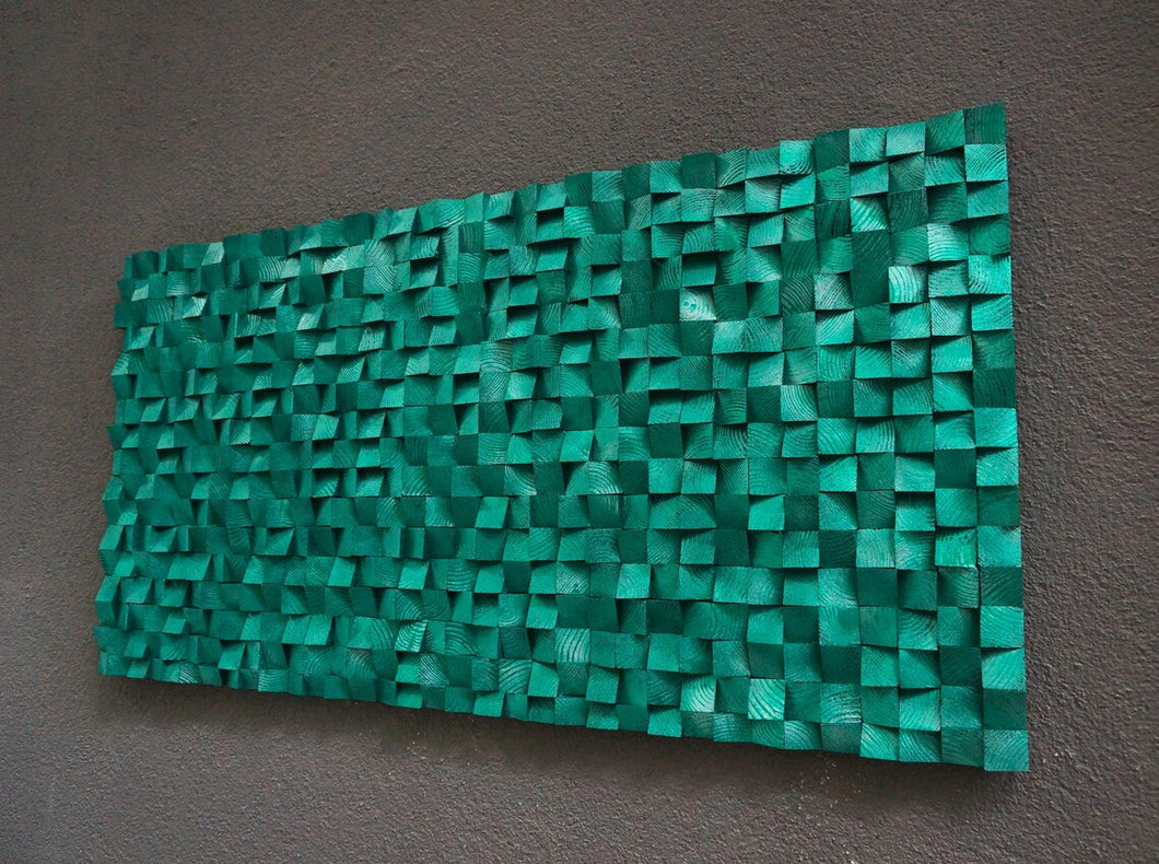 Tender Love Wood Mosaic Wall Decor