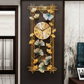 The Golden Aura Metal Wall Clock
