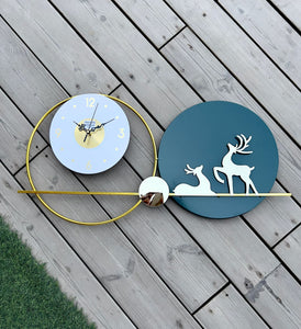 Thinking About You Nature Metal Wall Clock