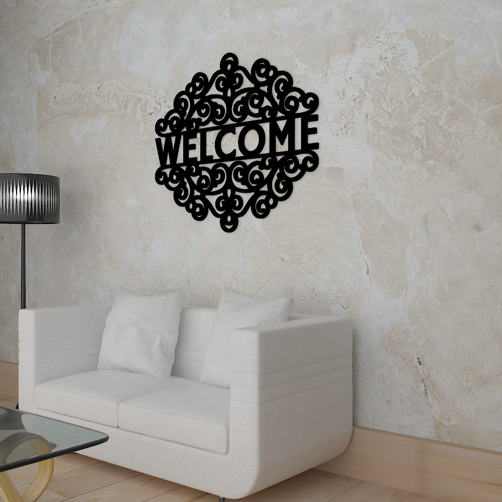 Welcome Design Wall Hanging