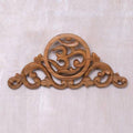 Hand Carved Teak Wood Wall Panel Sacred Vines