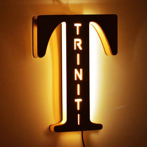Personalized Custom Acrylic Light With T Wall Decor