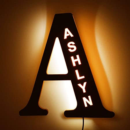 Personalized Custom Acrylic Light With A Wall Decor