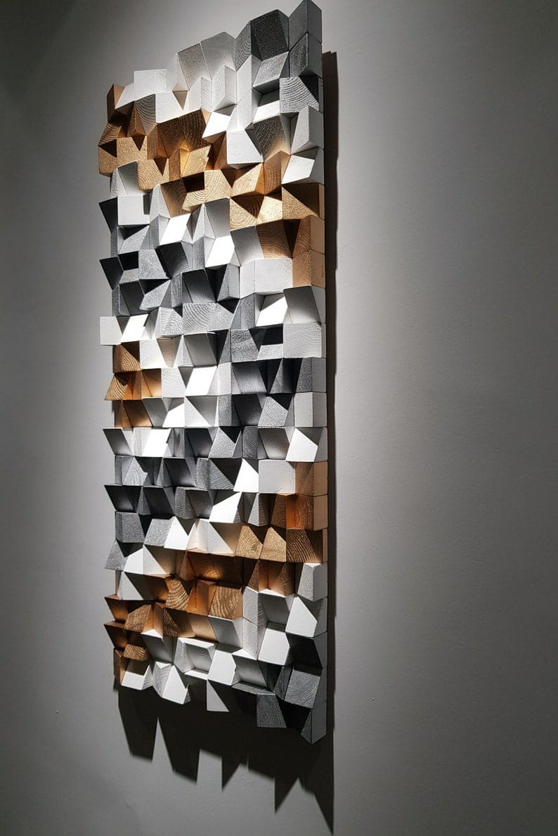 Silk Route Wood Mosaic Wall Decor