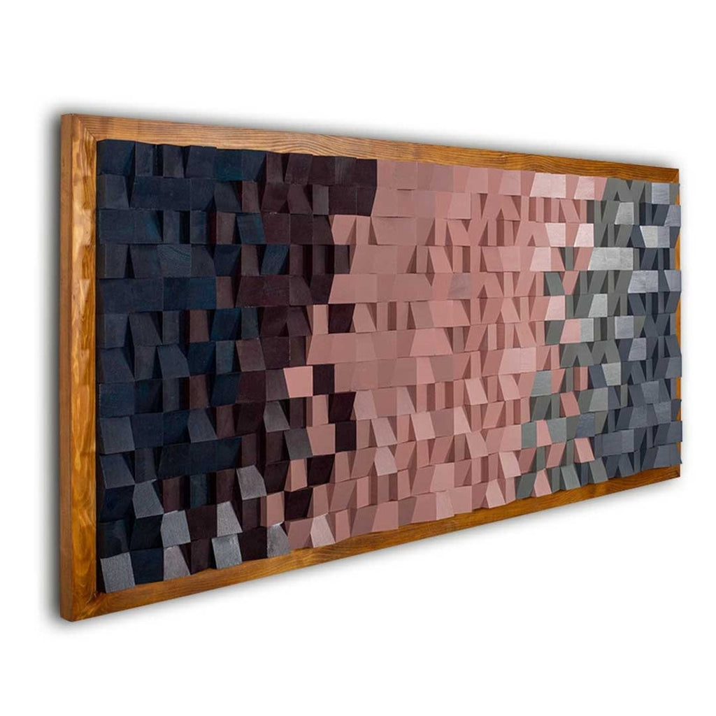Fireweed Wood Mosaic Wall Decor