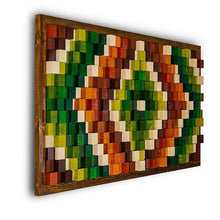 Load image into Gallery viewer, Mountain Harebell Wood Mosaic Wall Decor

