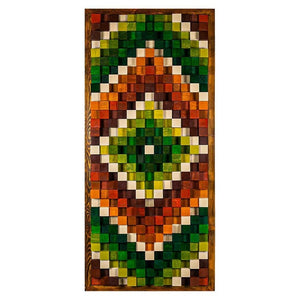 Mountain Harebell Wood Mosaic Wall Decor
