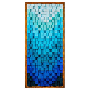 Lake Superior Wood Mosaic Wall Decor