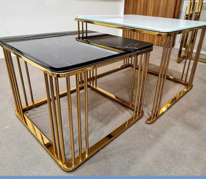 Beautiful Square Golden Coffee Table