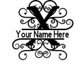 Personalised Monogram Letter X Wall Decor