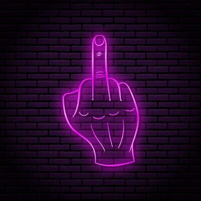 FCUK NEON WALL ART
