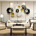 Decorative Contemporary Floral Fantasy Metal Wall Hanging