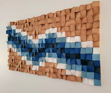 Load image into Gallery viewer, Acoustic Wall Decor Wood Mosaic Wall Decor
