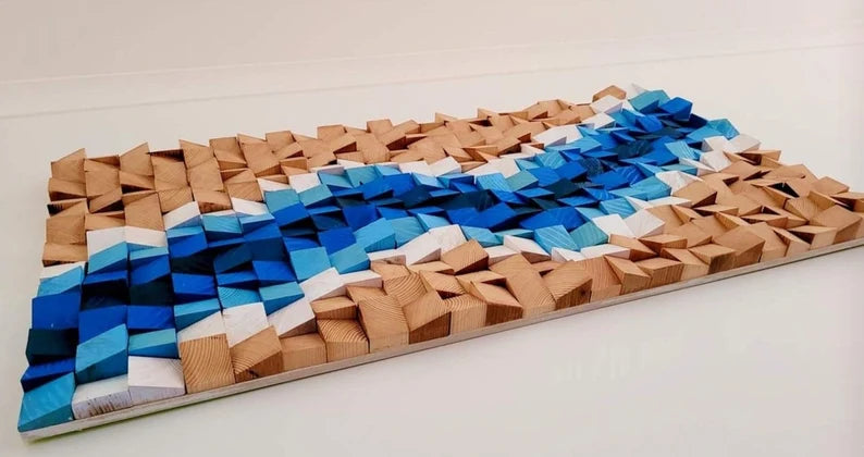 Acoustic Wall Decor Wood Mosaic Wall Decor