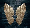 Golden Eagle Metal Wall Hanging