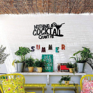 Cocktail  Wall Hanging