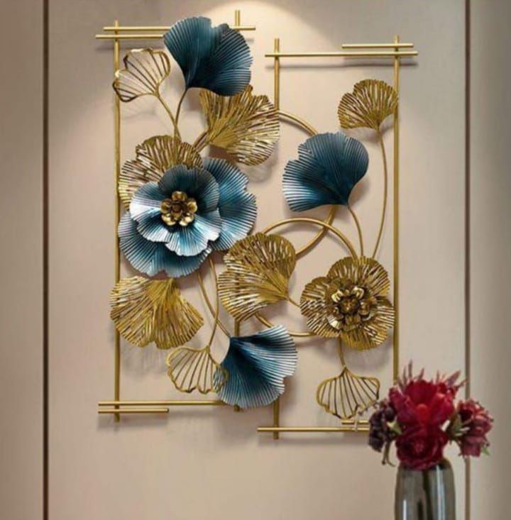 Stunning Botanical Dazzale Metal Wall Hanging