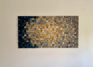 Soft Feelings Wood Mosaic Wall Decor