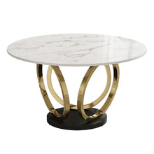 Load image into Gallery viewer, Amazing Modern Round White Marble Dining Table
