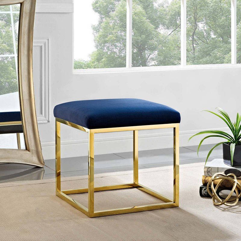 Beautiful Modern Stool In Blue