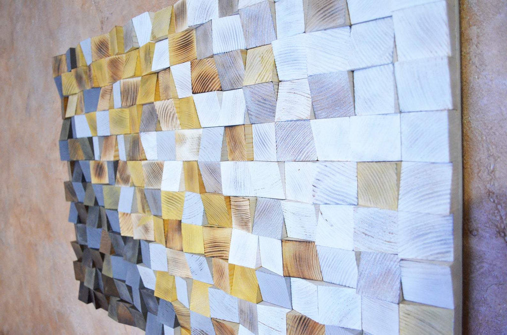 BEAUTIFUL WINTER IS COMING WOOD MOSAIC WALL DECOR