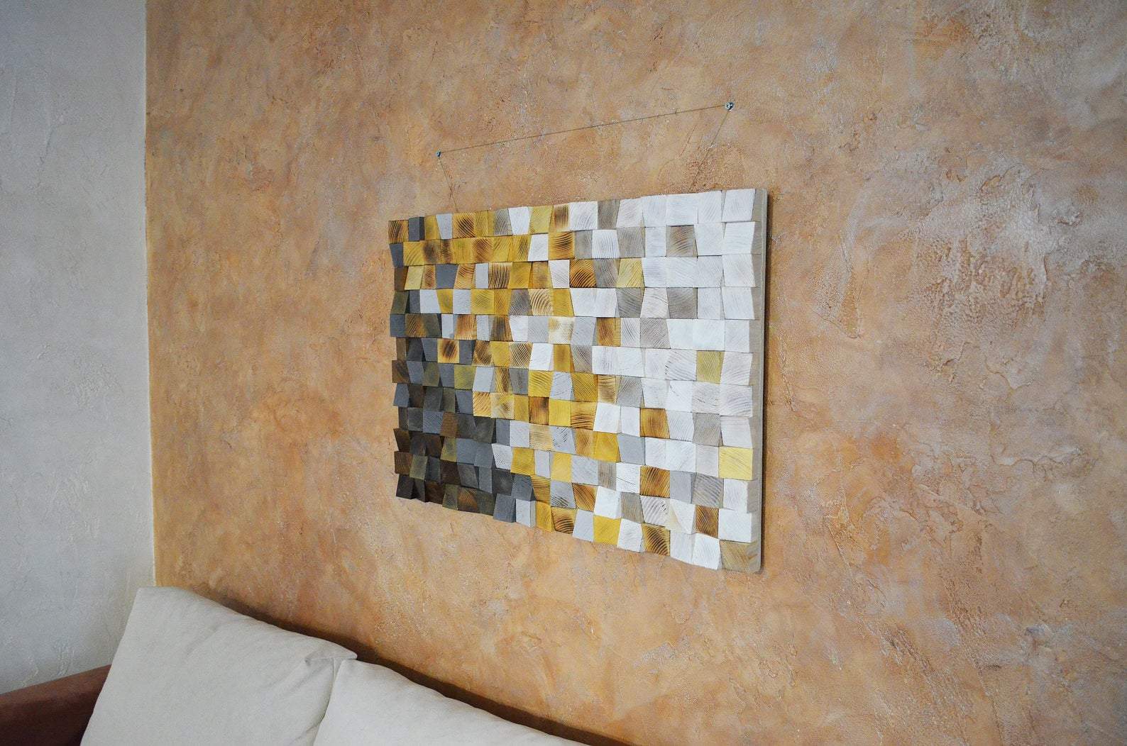BEAUTIFUL WINTER IS COMING WOOD MOSAIC WALL DECOR