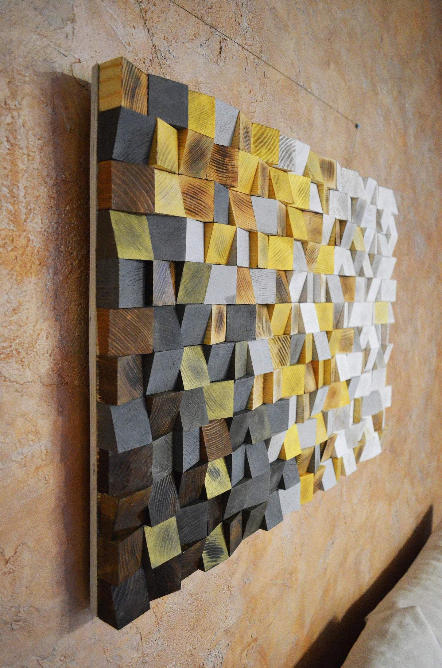 BEAUTIFUL WINTER IS COMING WOOD MOSAIC WALL DECOR