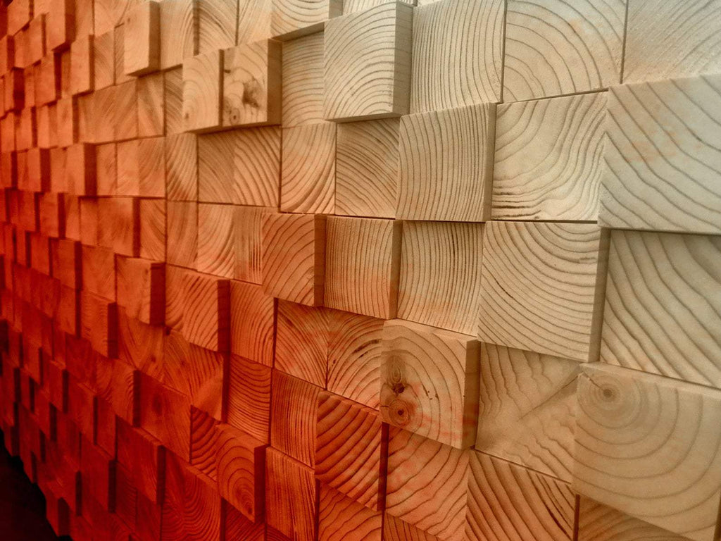 POWER PACKED SUN WOOD MOSAIC WALL DECOR