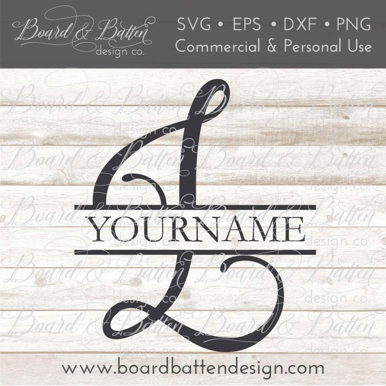 Personalised Monogram Letter L