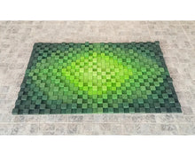 Load image into Gallery viewer, Green Earth Wood Mosaic Wall Decor
