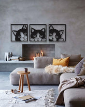 Load image into Gallery viewer, 3 LOVELY CATS / WALL HANGING
