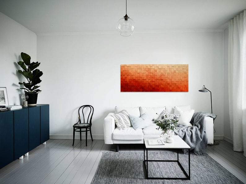 POWER PACKED SUN WOOD MOSAIC WALL DECOR