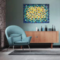 AWESOME MIX WOOD MOSAIC WALL DECOR