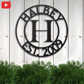 Personalised Monogram Letter H Wall Decor