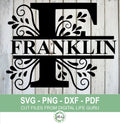 Personalised Monogram Letter F Wall Decor