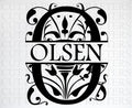 Personalised Monogram Letter O Wall Decor