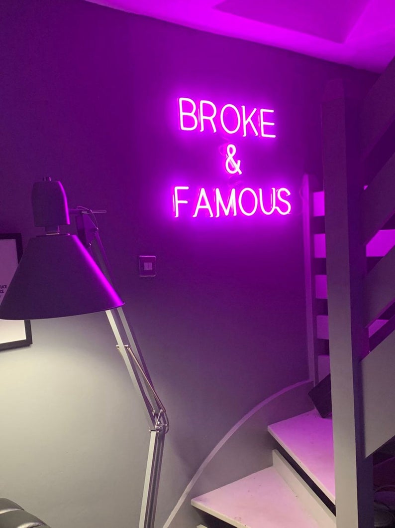 Customized Neon Sign for Room and wall Décor