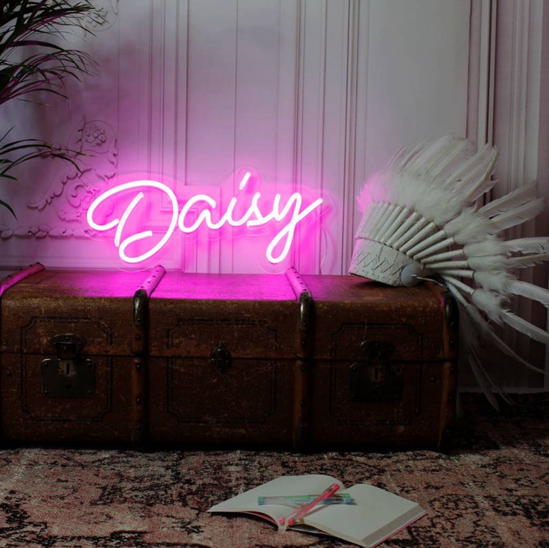 Name neon sign for gift or room decoration