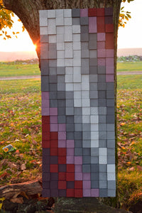 Sunshine Wood Mosaic Wall Decor