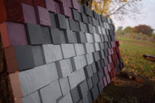 Load image into Gallery viewer, Sunshine Wood Mosaic Wall Decor
