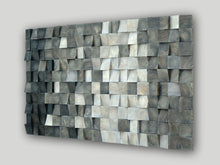 Load image into Gallery viewer, 3D Block Wood Mosaic Wall Decor
