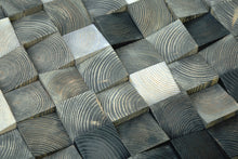 Load image into Gallery viewer, 3D Block Wood Mosaic Wall Decor
