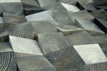 Load image into Gallery viewer, 3D Block Wood Mosaic Wall Decor
