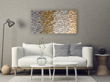 Load image into Gallery viewer, Textured Wooden Wood Mosaic Wall Decor
