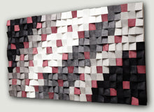 Load image into Gallery viewer, Modern Textured Wood Mosaic Wall Decor
