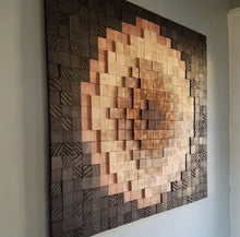 Load image into Gallery viewer, CHARMING THIRD EYE WOOD MOSAIC WALL DECOR
