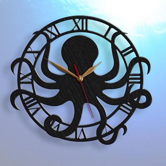 Octopus Wall Clock