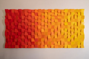 Charming Twilight Wood Mosaic Wall Decor