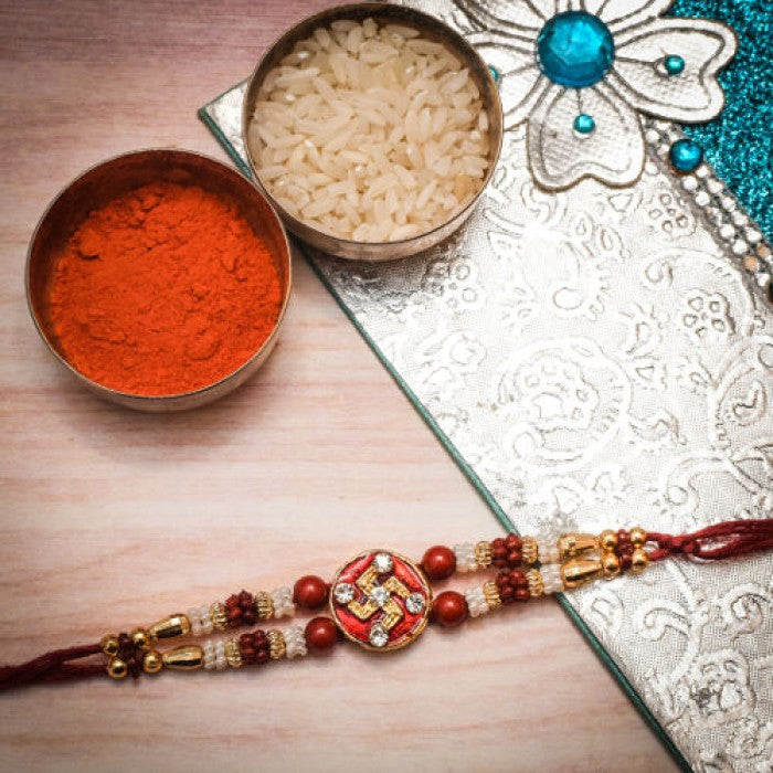 Gorgeous Swastik Rakhi